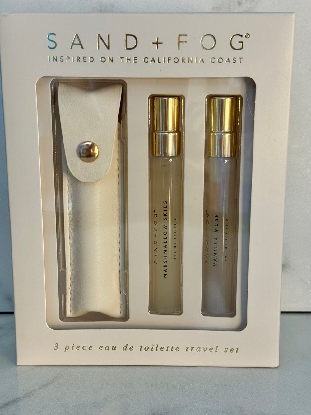 Sand + Fog EDP Oil  Set - Marshmallow Skies and Vanilla Musk with Carrying case